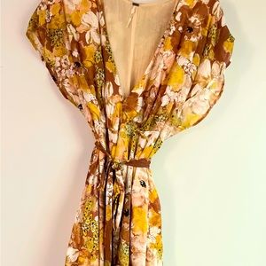 Free people dress neutral colors. Size small